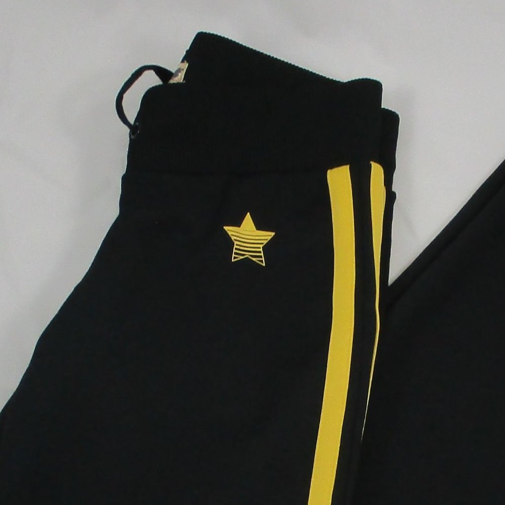 Arizona Jean Company Black/Gold Stripe Pants - Picture 3 of 4